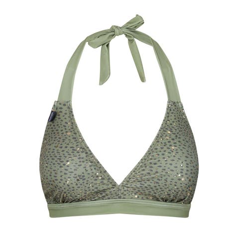 Flavia Leopard Print Bikini Top