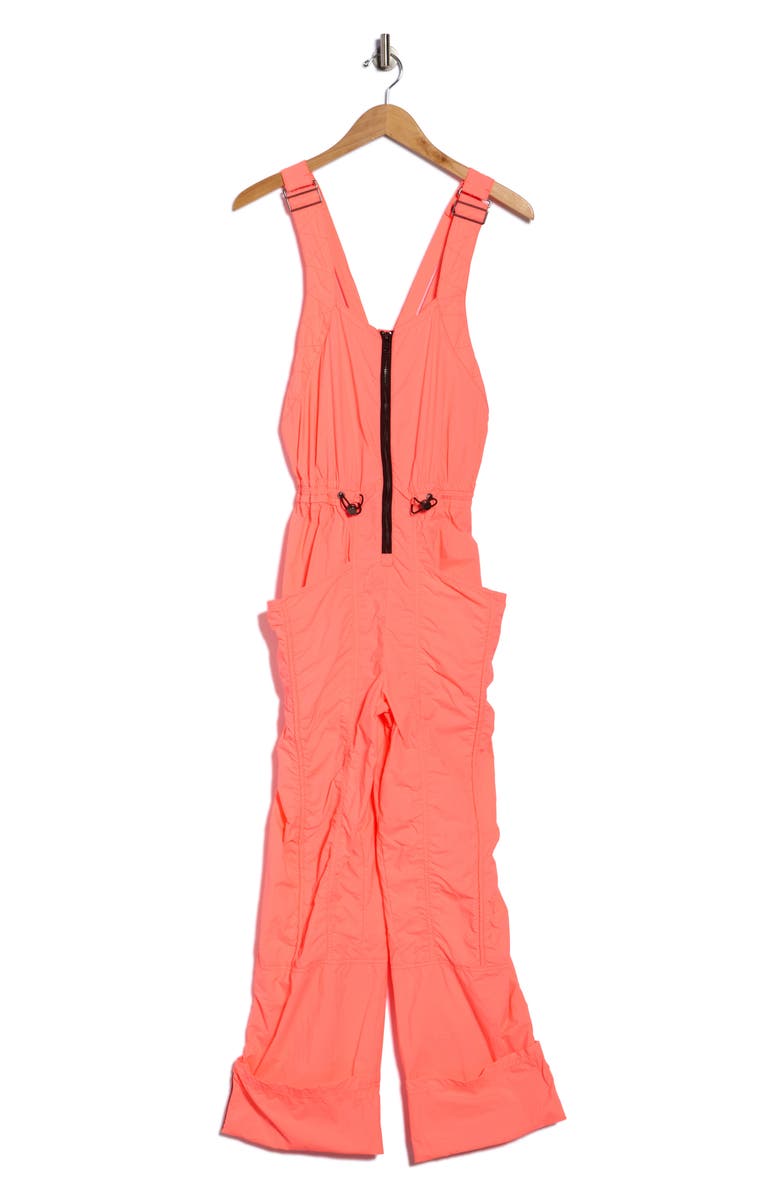 Free People Uphill Jumpsuit, Alternate, color, Burnt Orange