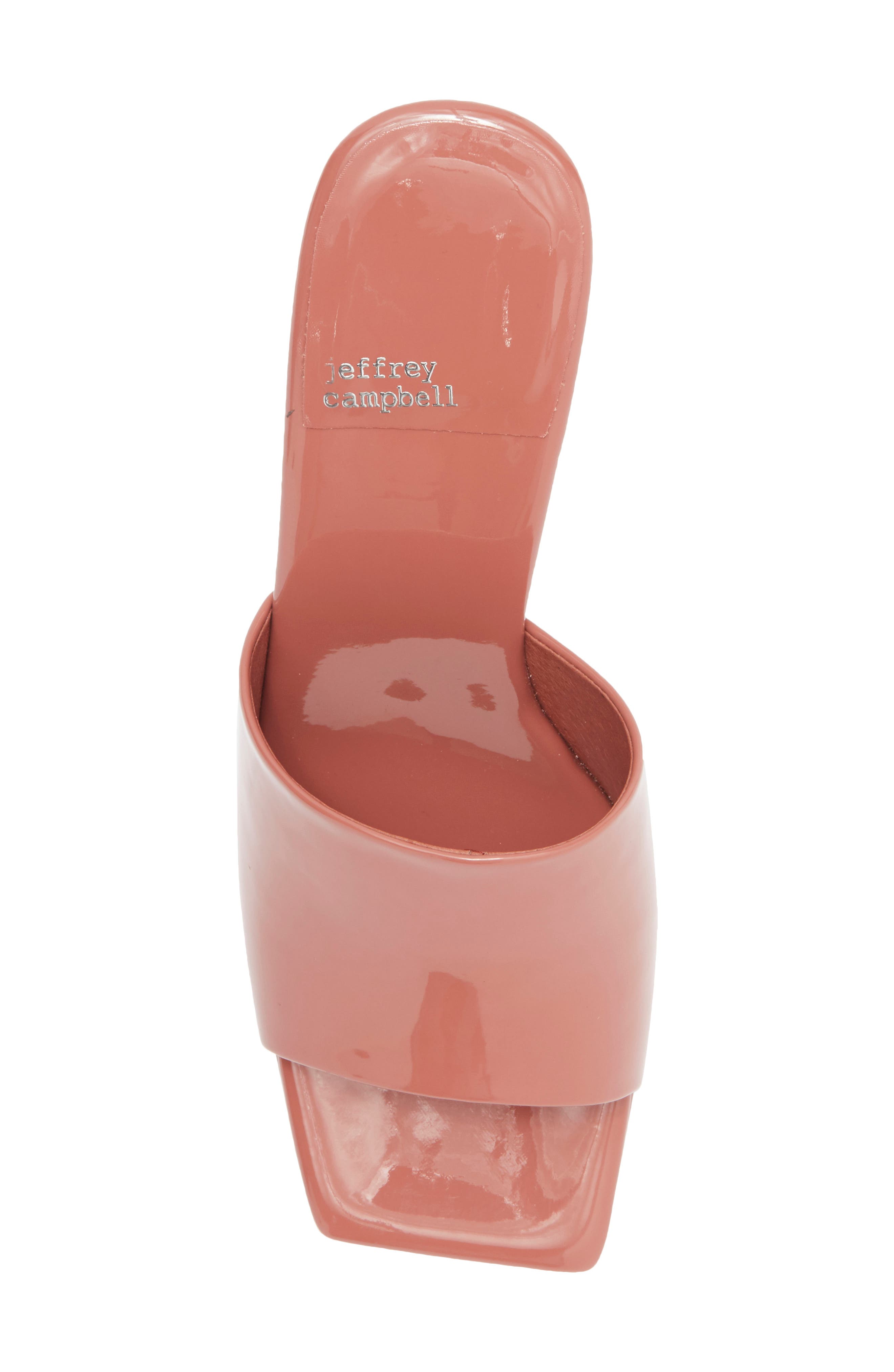 Jeffrey Campbell Dress Code Sandal, Alternate, color, Bright Blush Patent