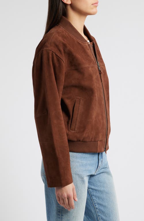TREASURE & BOND TREASURE & BOND SUEDE BOMBER JACKET