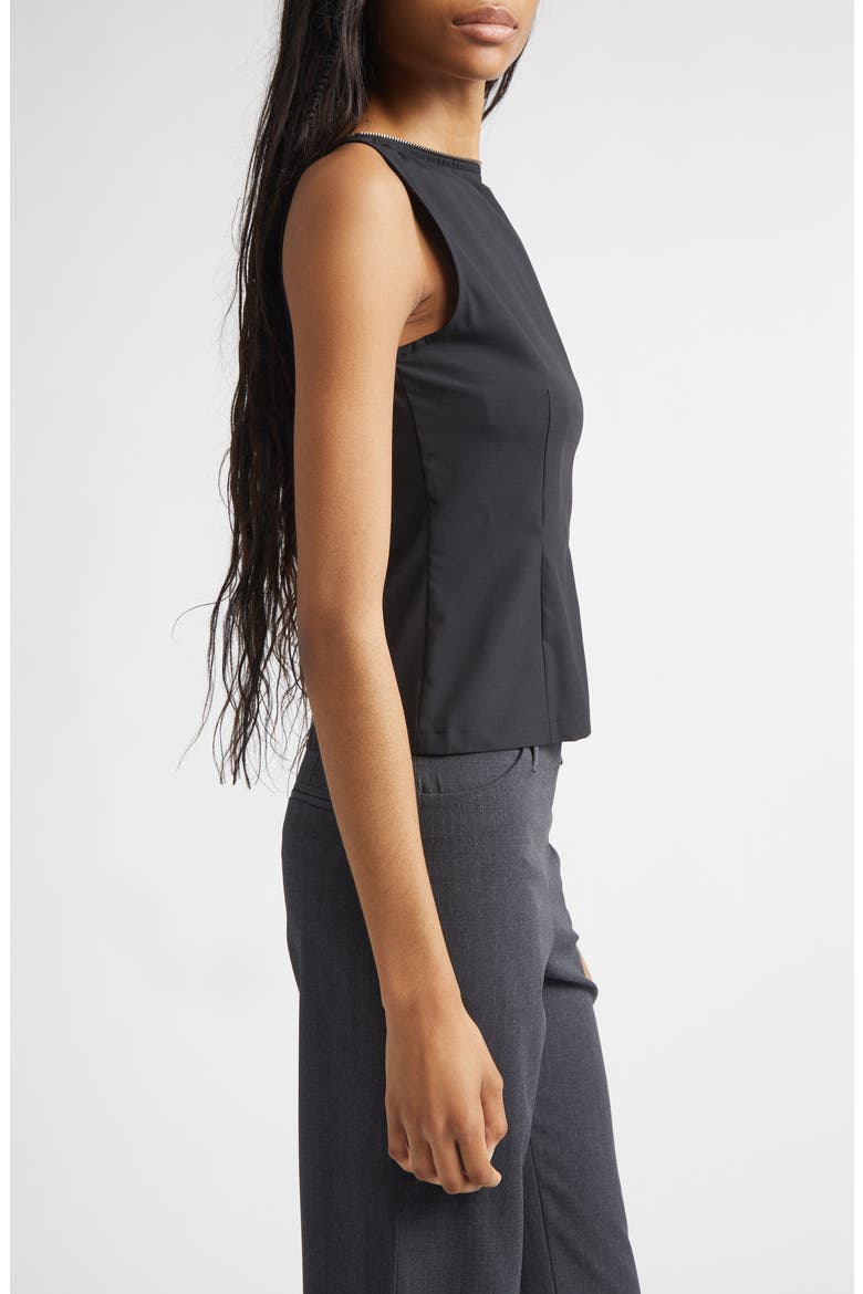 Fase Stretch Suiting Top, Alternate, color, BLACK