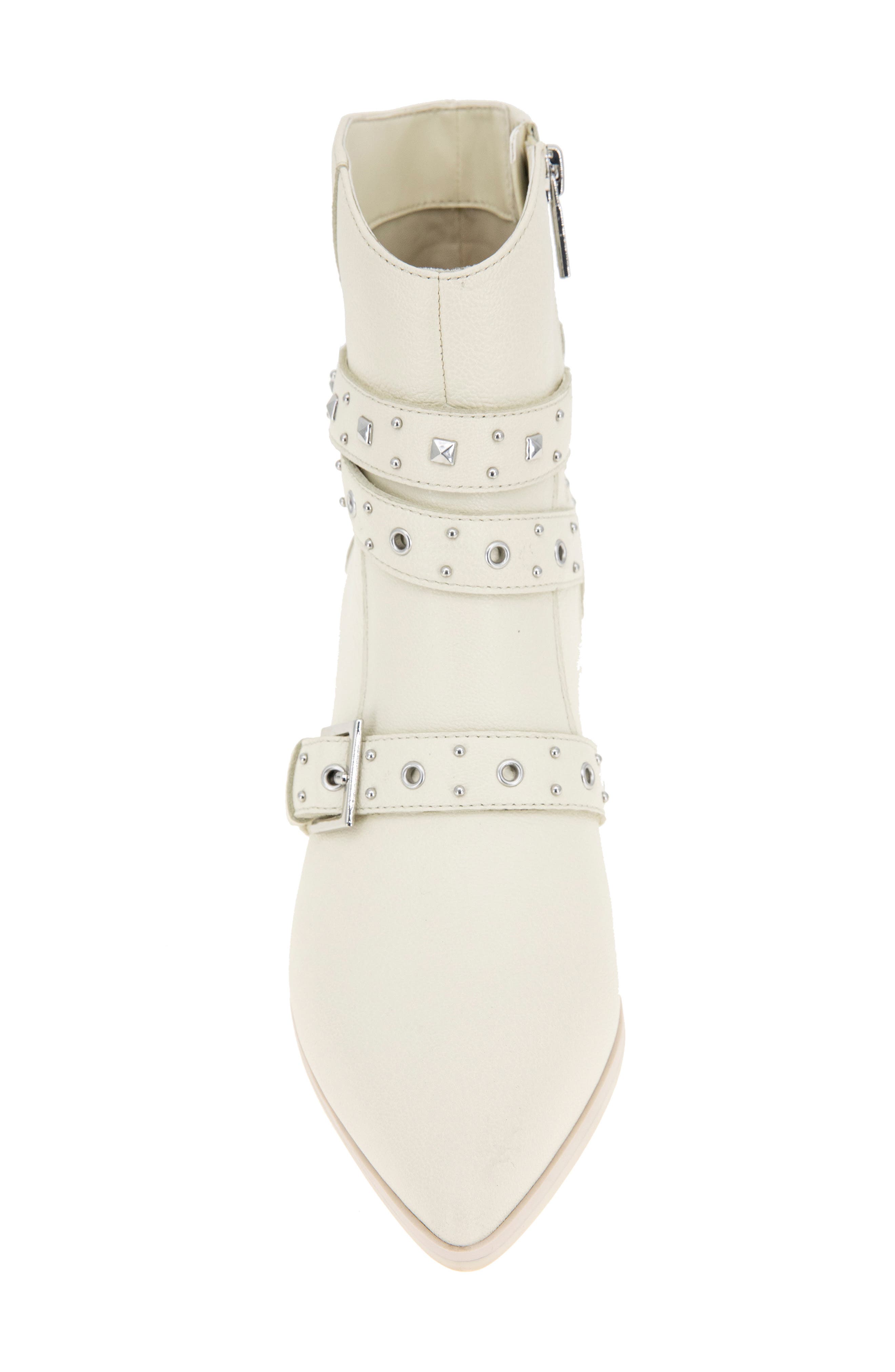 Kenneth Cole Cheyenne Stud Bootie, Alternate, color, Whitecap Leather