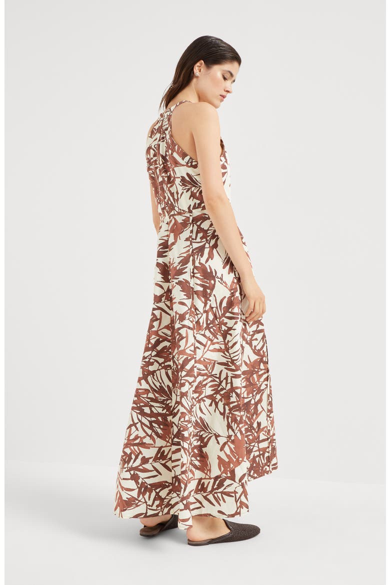 Herbarium Print dress, Alternate, color, Red