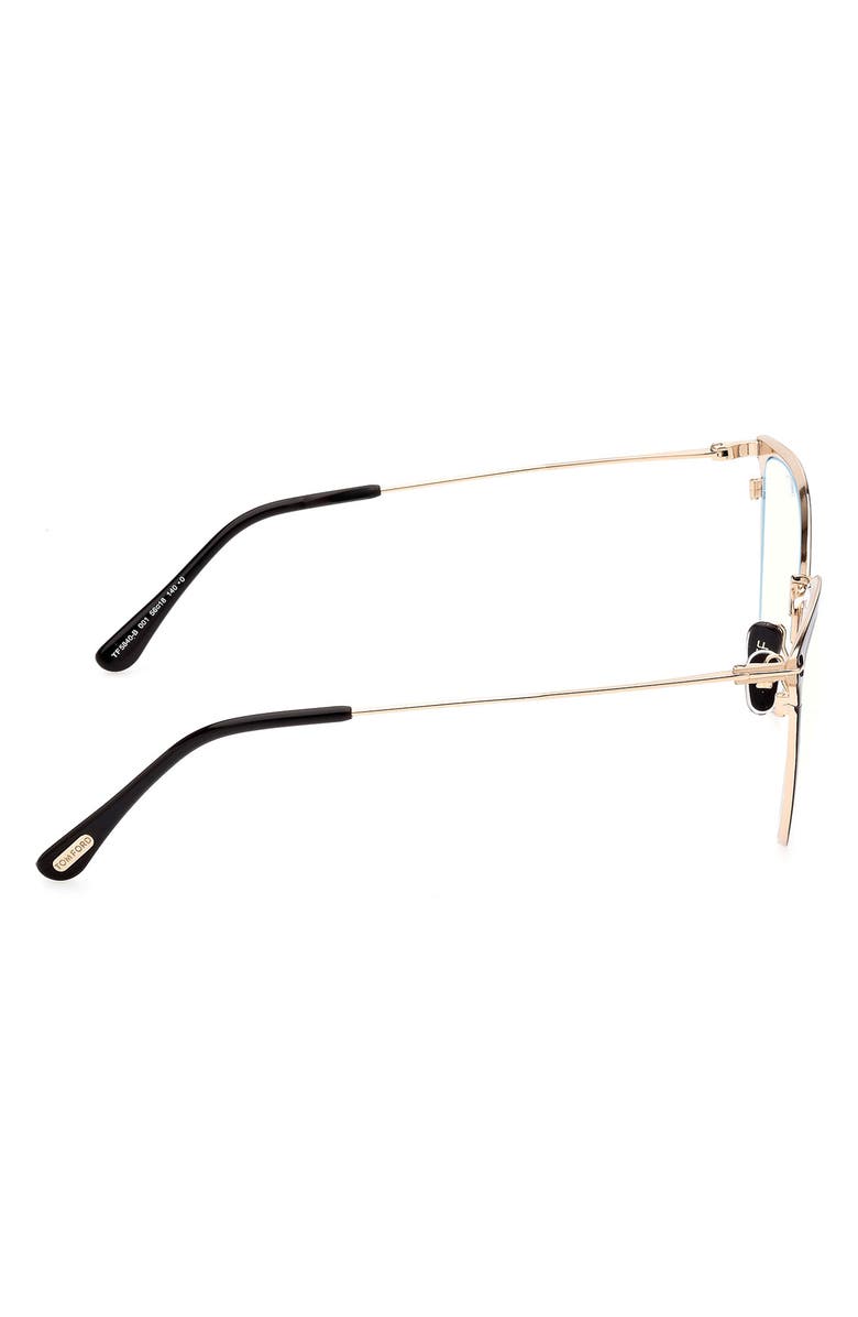 TOM FORD 56mm Blue Light Blocking Glasses, Alternate, color,