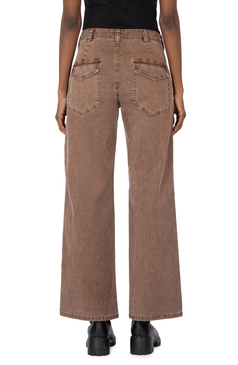 KUT from the Kloth Meg High Waist Ankle Wide Leg Jeans, Alternate, color, 