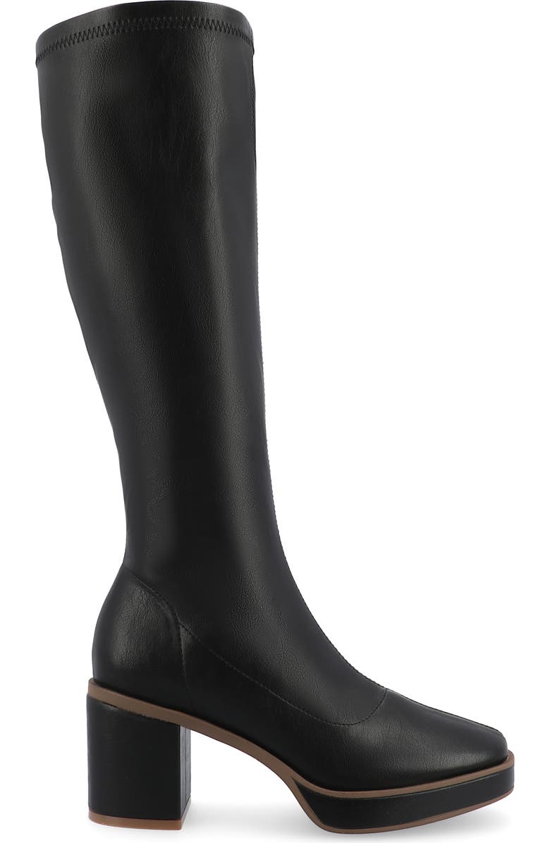 Journee Collection Alondra Knee High Platform Boot, Alternate, color,