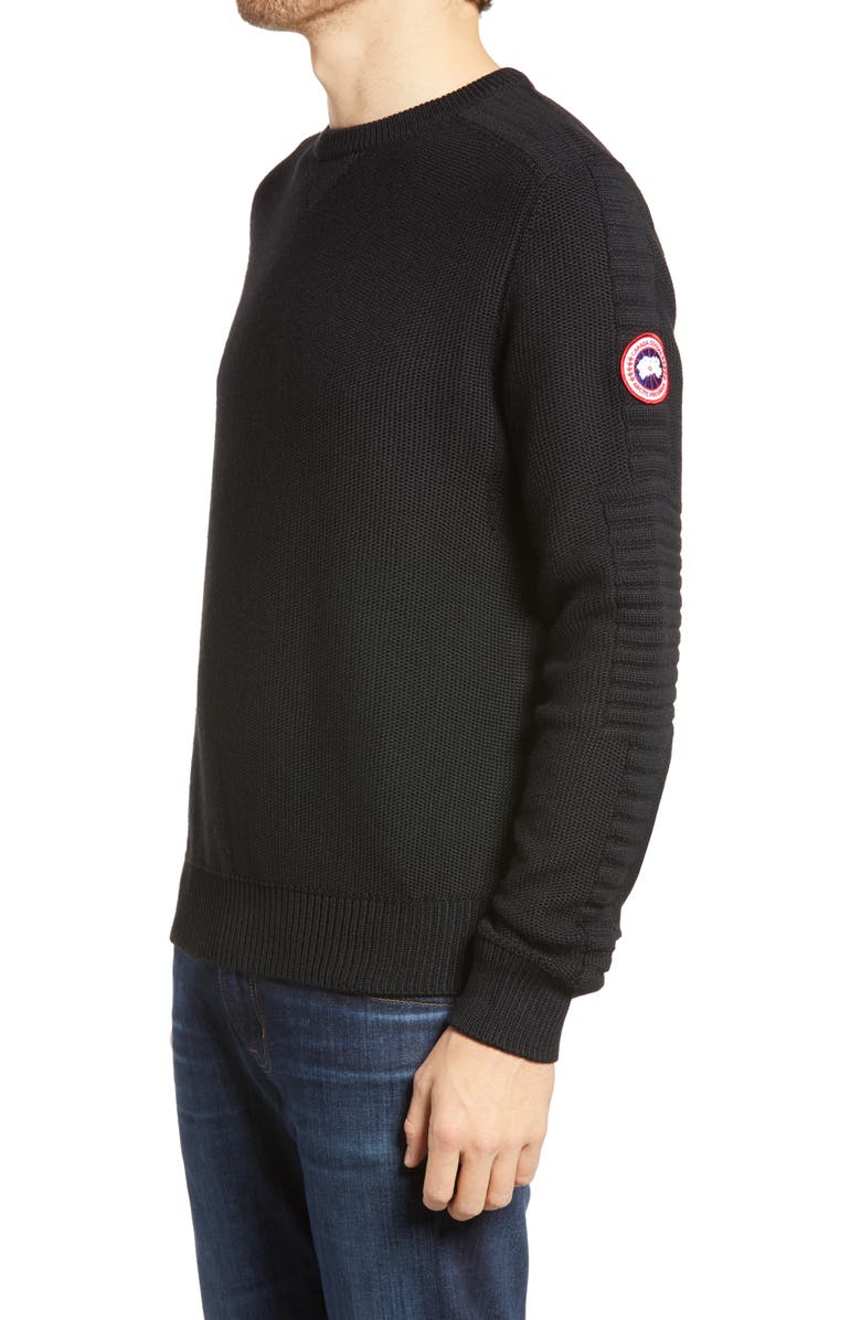 Canada Goose Paterson Merino Wool Crewneck Sweater, Alternate, color,