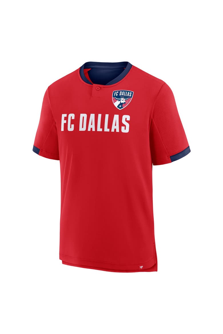Men's Fanatics Red FC Dallas Stoppage Time Striker T-Shirt, Alternate, color, Red