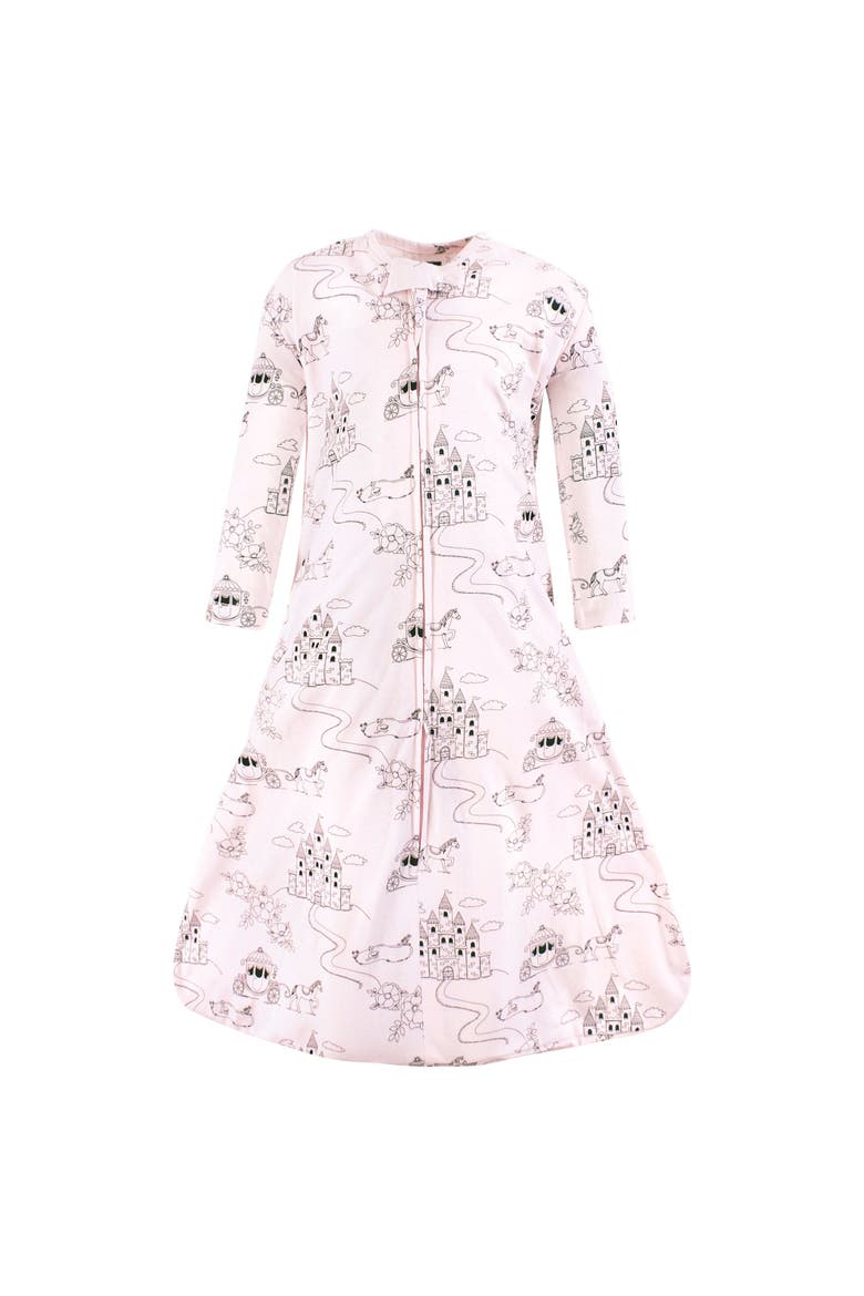 Soft Cotton Jersey Long Sleeve Sleep Sack, Main, color, Fairytale Princess