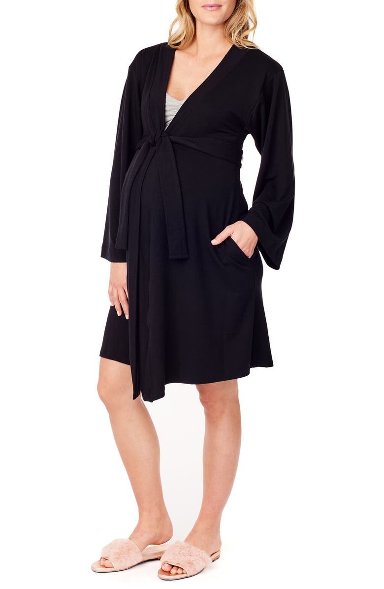 Ingrid & Isabel<sup>®</sup> Lounge Maternity Robe, Alternate, color,