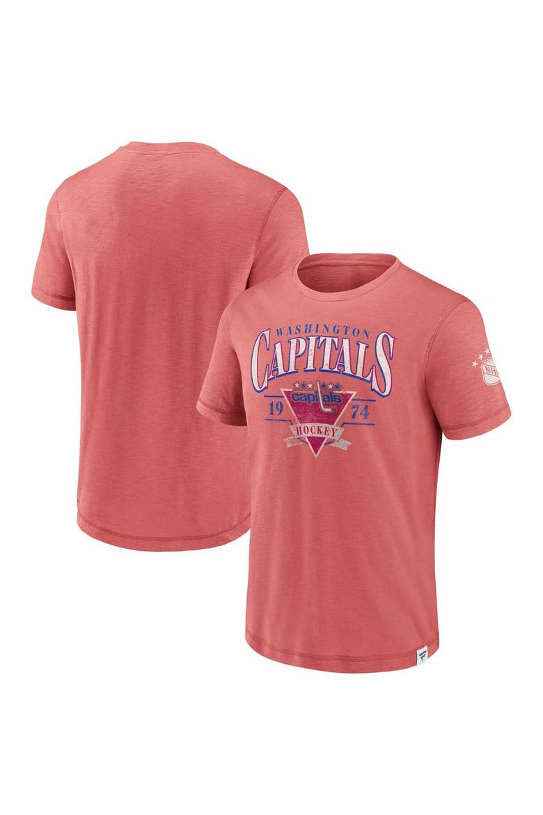 Men's Fanatics Branded Red Washington Capitals Elusive Slub T-Shirt, Main, color, Red