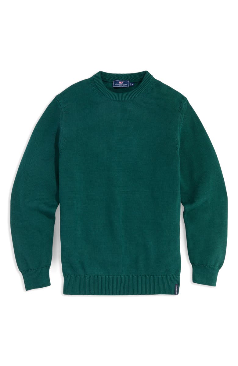 vineyard vines Heritage Cotton Crewneck Sweater, Main, color,