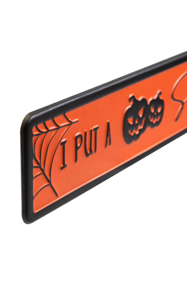 Northlight "I Put a Spell on You" Metal Halloween Wall Sign - 20", Alternate, color, 