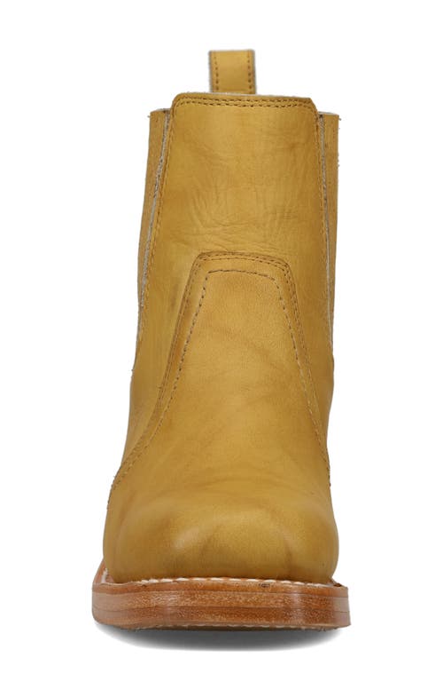 Frye Campus Platform Chelsea Boot In Banana