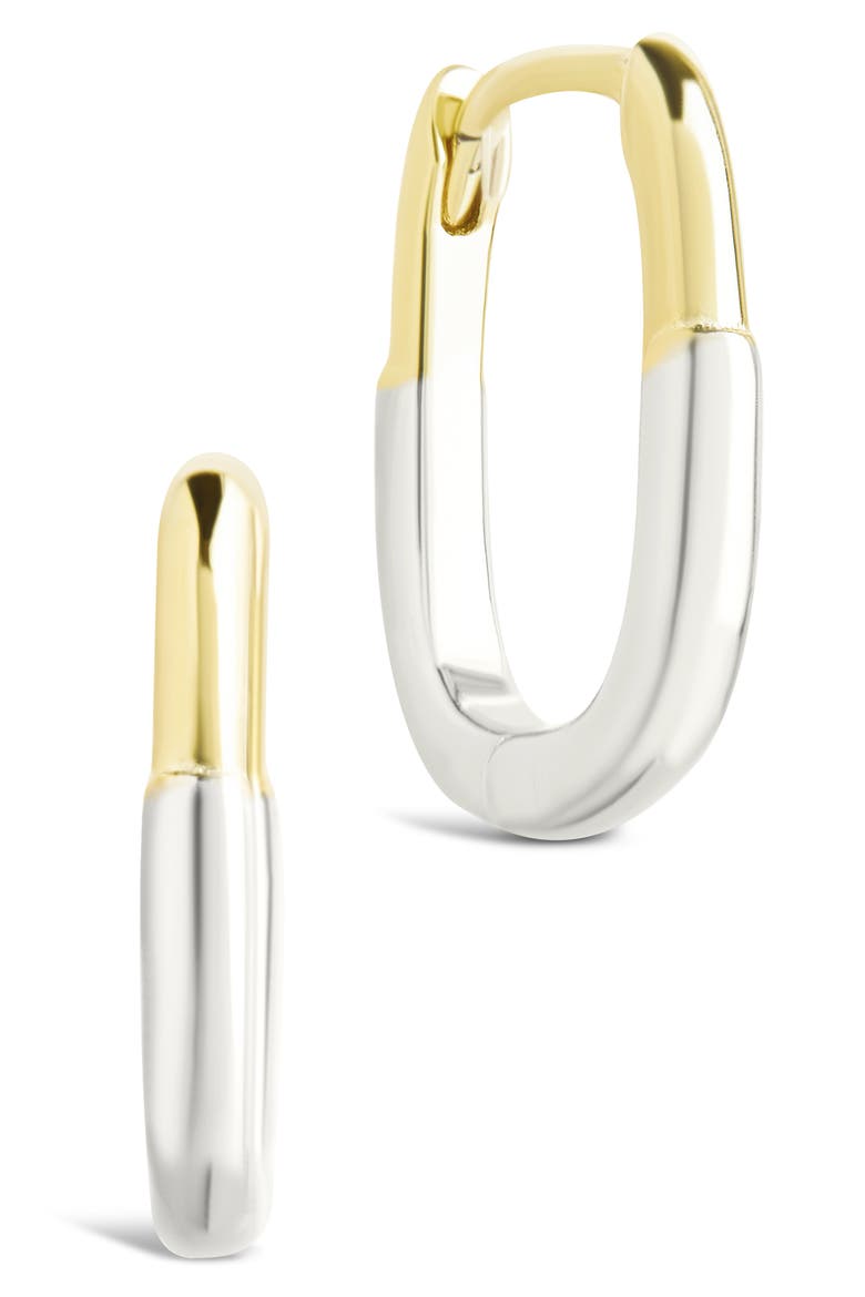 Ainsleigh Micro Hoop Earrings, Main, color, GOLD