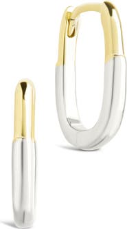 Sterling Forever Ainsleigh Micro Hoop Earrings