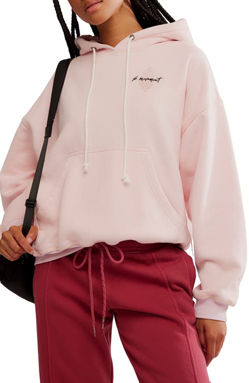 Free People Final Call Graphic Hoodie In Pink