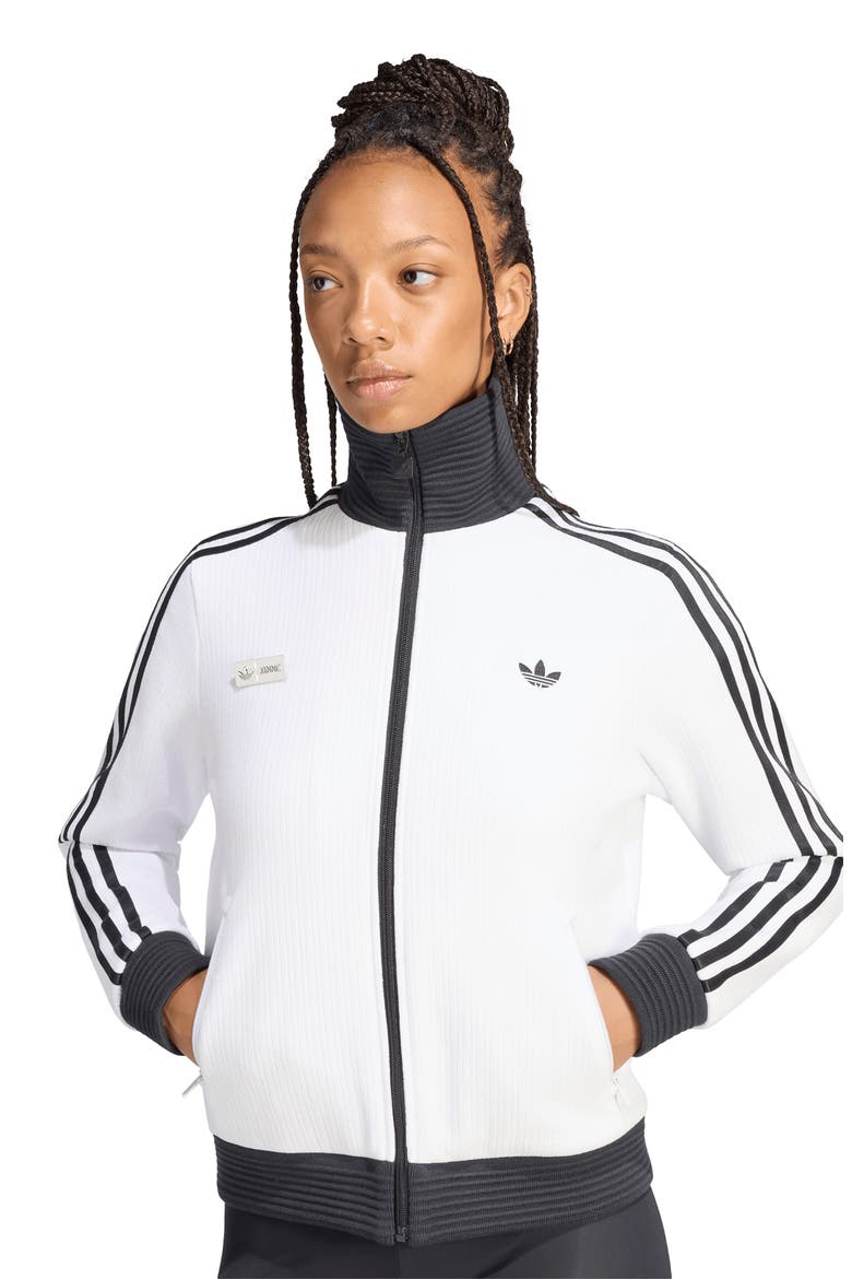 Jennie Track Top, Alternate, color, WHITE