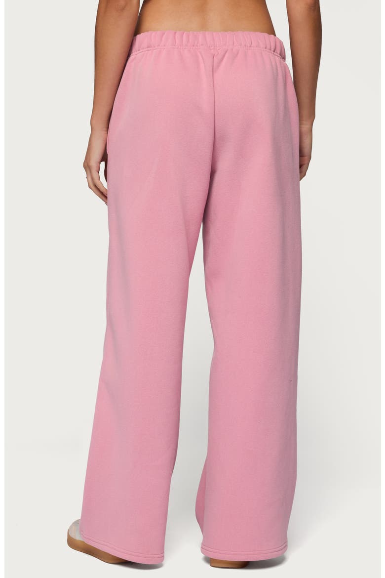 Basic Girl Wide Leg Sweatpants, Alternate, color, PINK