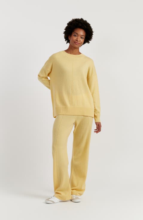 Wool-Cashmere Relaxed Slouchy Sweater