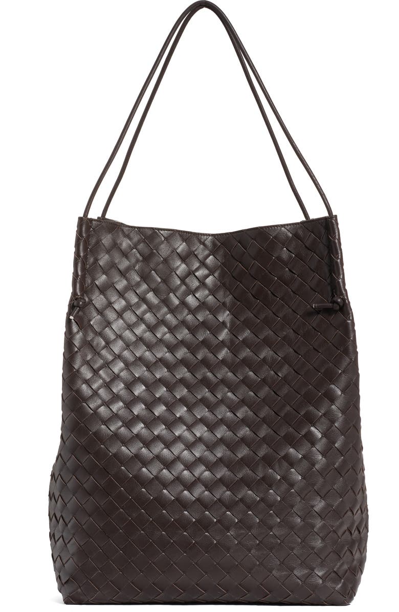 Bottega Veneta Intrecciato North/South Leather Tote, Main, color,