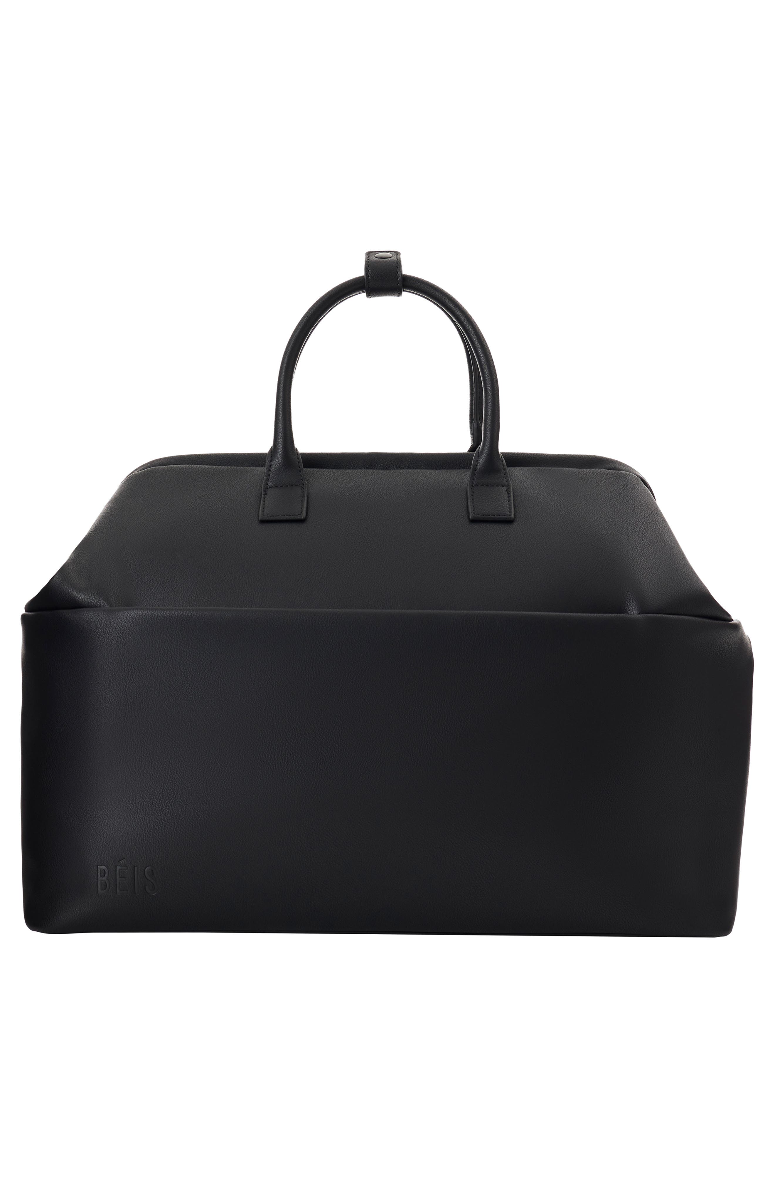 Béis The Wicked Faux Leather Weekend Bag, Alternate, color, 