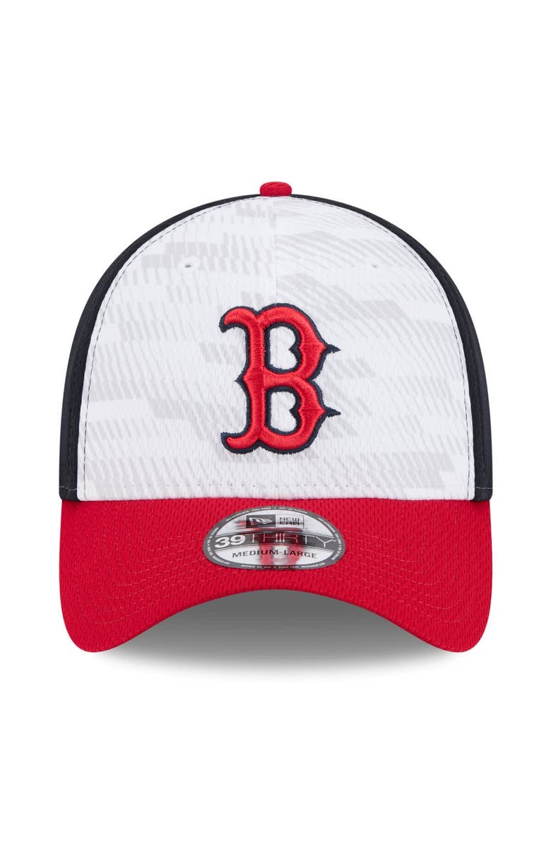 New Era Men's New Era Navy/Red Boston Red Sox 2025 MLB Clubhouse 39THIRTY Flex Hat, Alternate, color, Navy