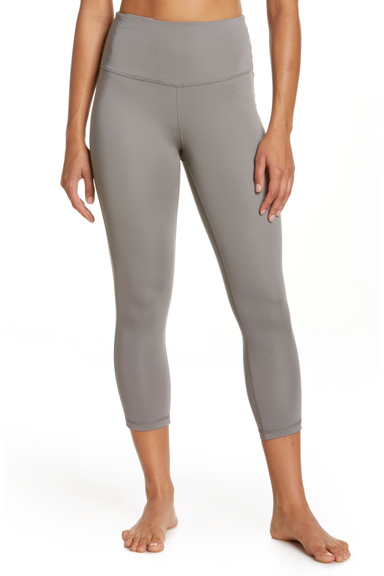 Studio Lite Crop Leggings, Main, color, GREY DECEMBER