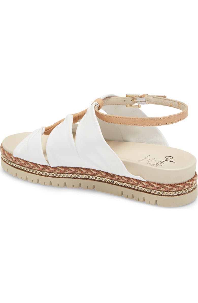 Amalfi by Rangoni Brent Sandal, Alternate, color, White Parmasoft