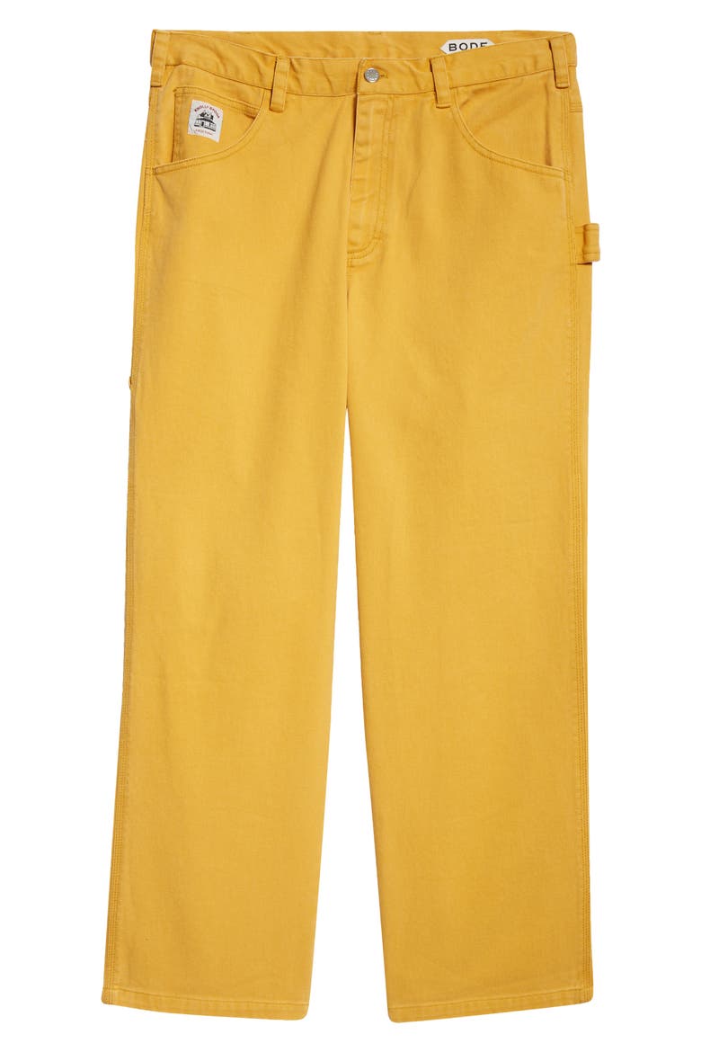 Twill Knolly Brook Trousers, Alternate, color, YELLOW