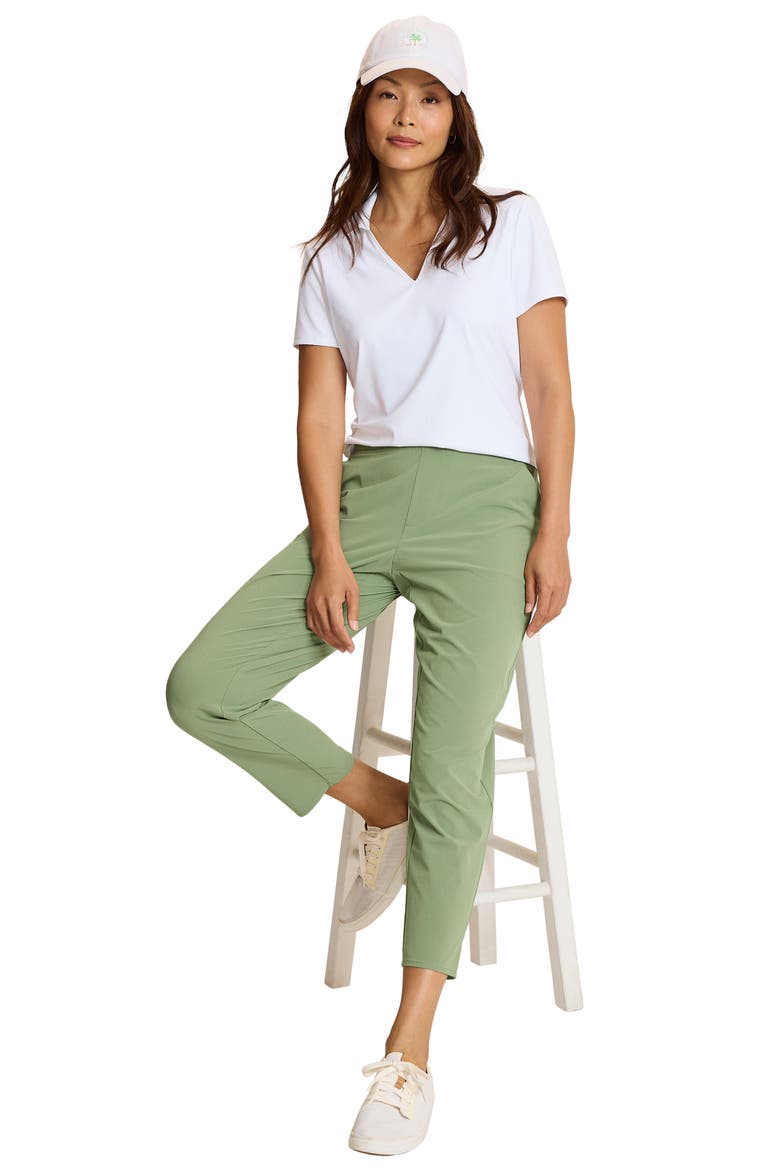Alicia Easy Crop Pants, Alternate, color, DUSTY SAGE