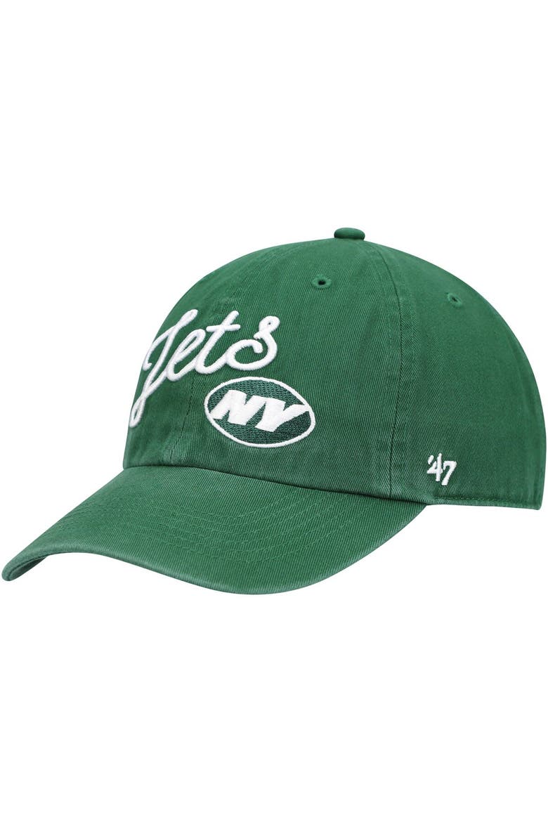 Women's '47 Green New York Jets Millie Clean Up Adjustable Hat, Main, color, Green