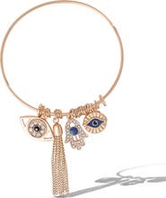 Jessica Simpson Evil Eye Bangle Bracelet