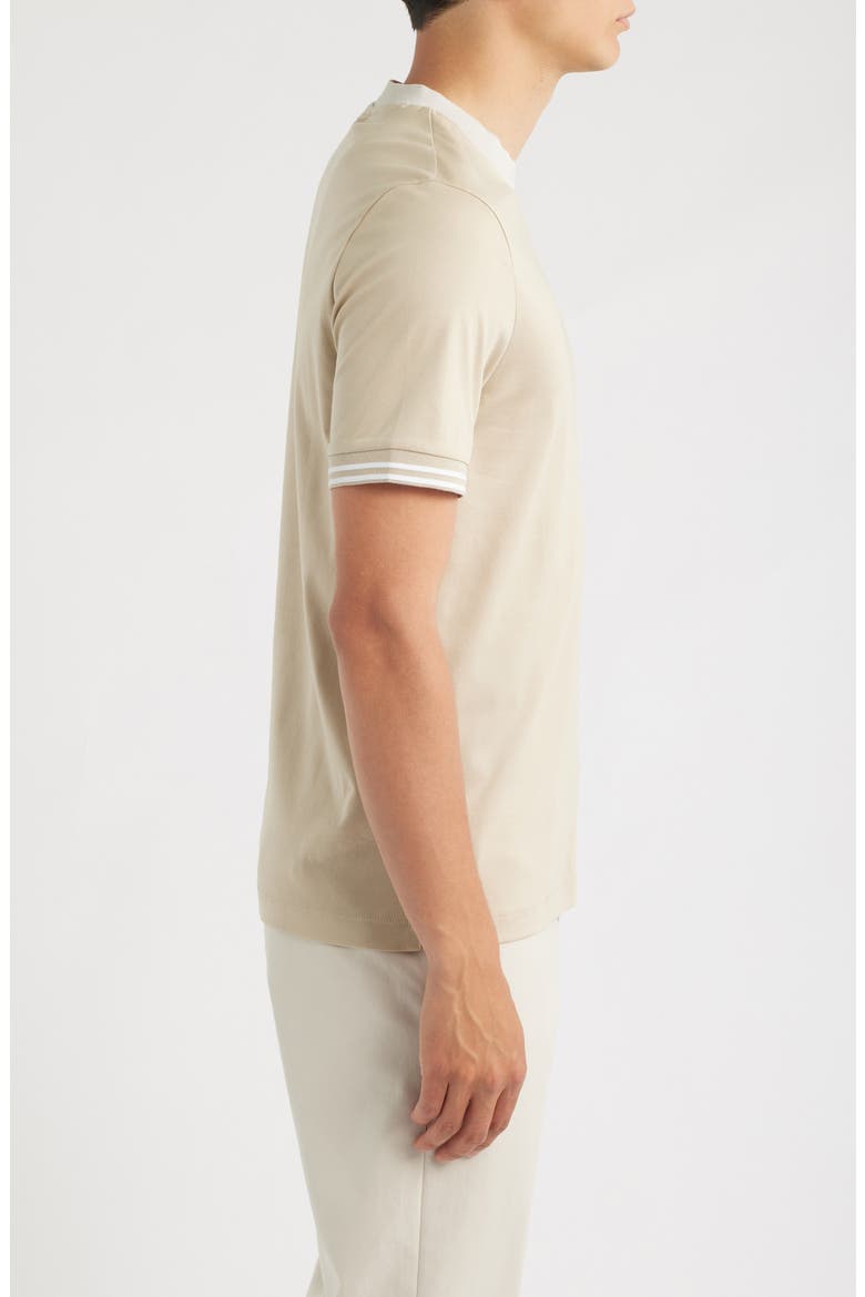 Tessler Cotton Ringer T-Shirt, Alternate, color, OPEN BEIGE