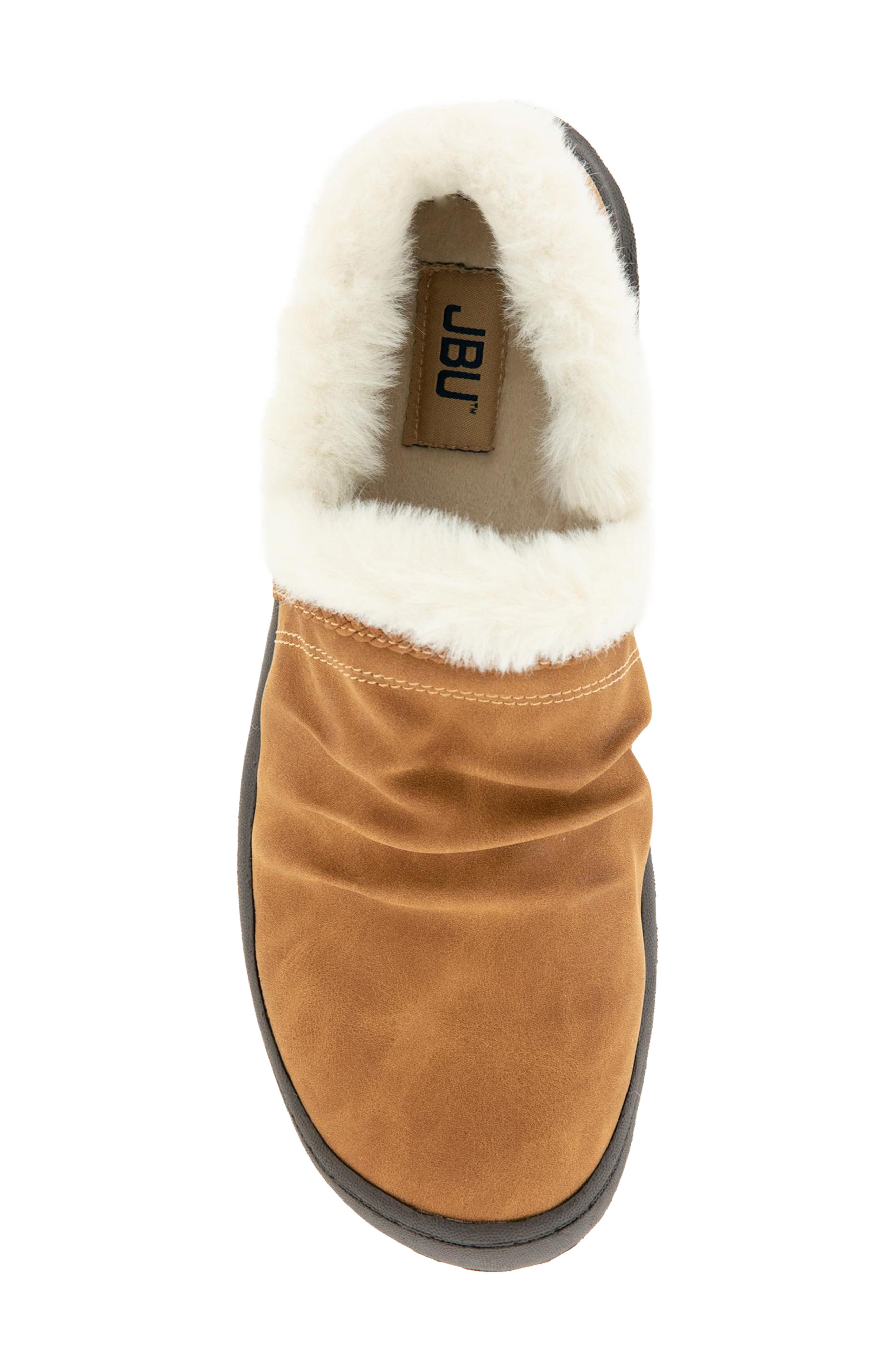 Reese Water Resistant Faux Leather Flat, Alternate, color, TAN