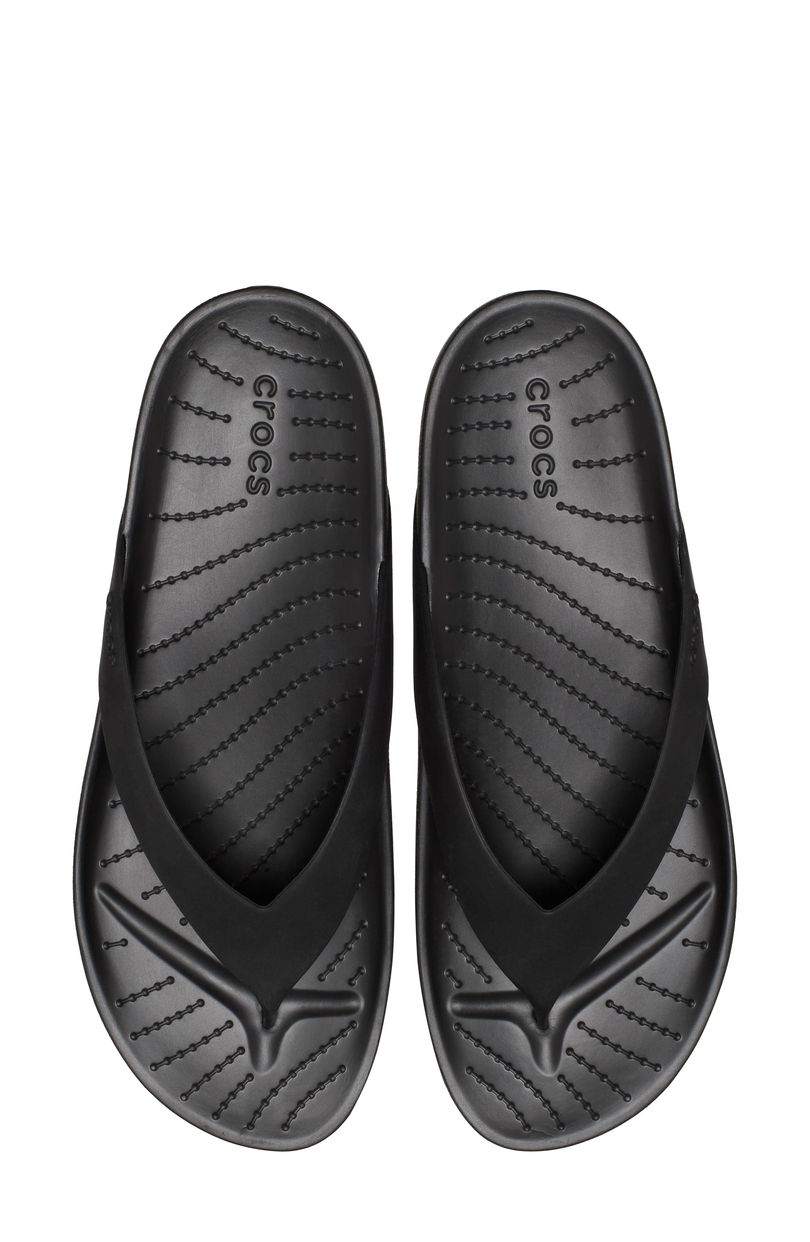 Splash Flip Flop, Alternate, color, BLACK