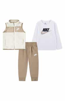 Nike Kids' Sportswear Club T-Shirt, Joggers & Vest Set