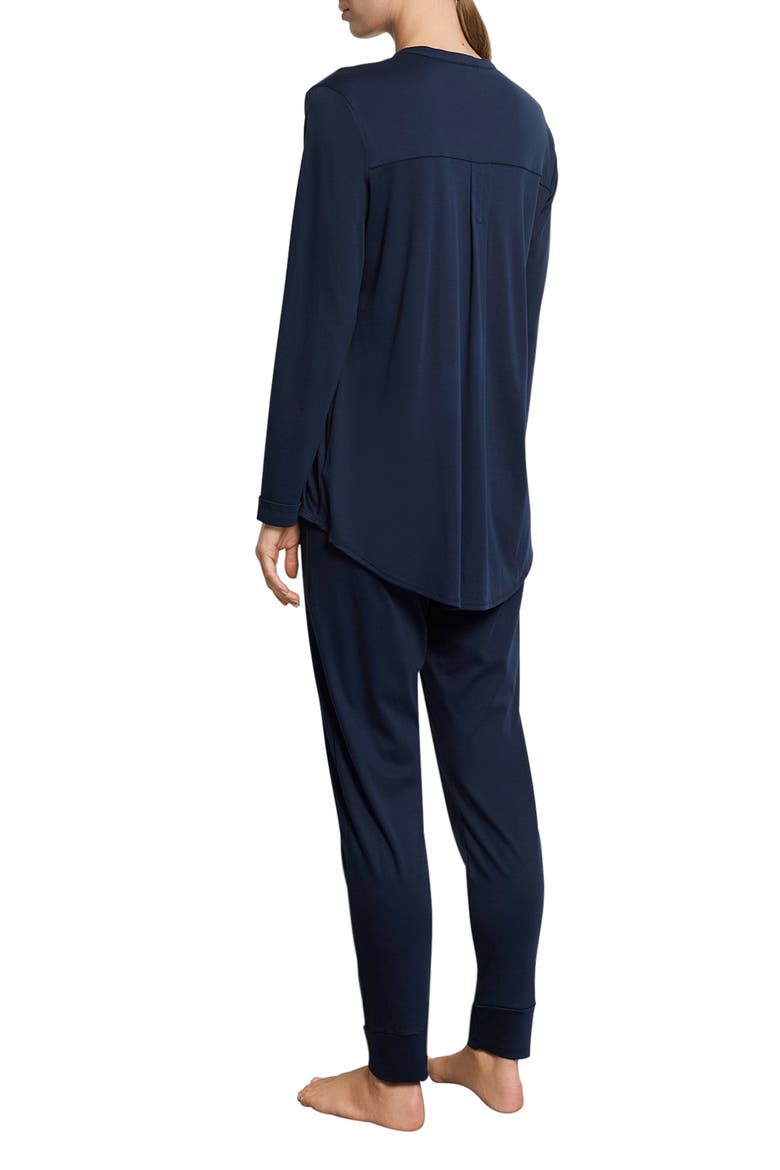 Pure Essence Pajamas, Alternate, color, DEEP NAVY