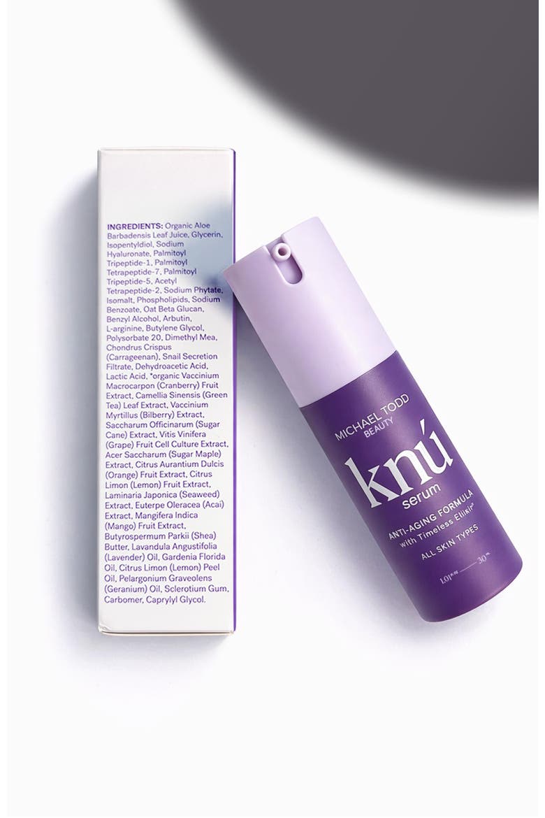 KNU Anti-aging Serum, Alternate, color, Shade between blue and red.