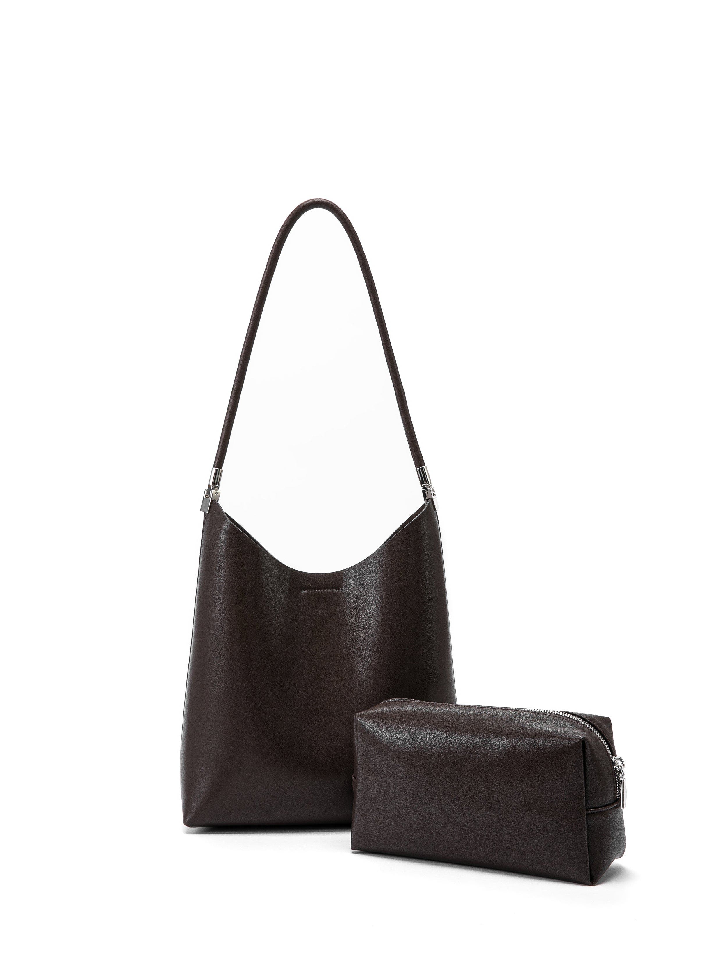 Eclipse Handbag, Alternate, color, Chocolate