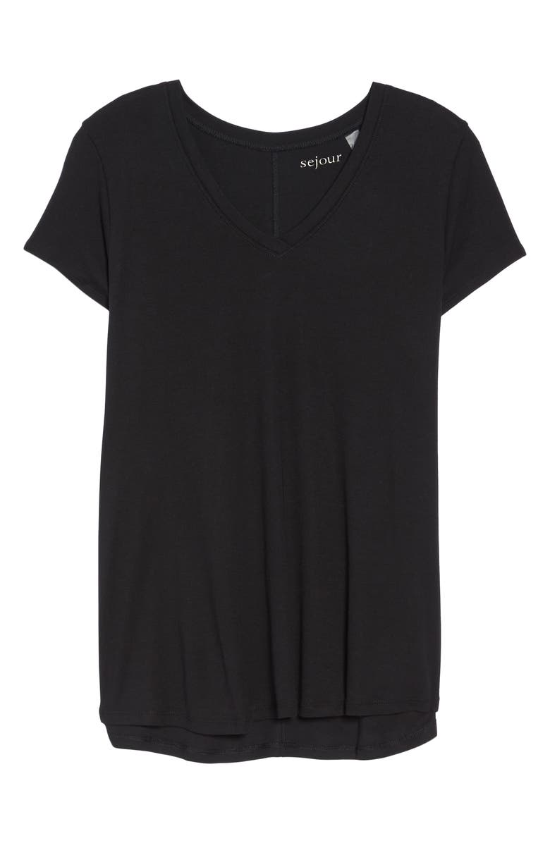 Sejour Short Sleeve V-Neck Tee, Main, color,