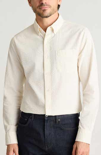 Everyday Slim Fit Cotton Seersucker Button-Down Shirt