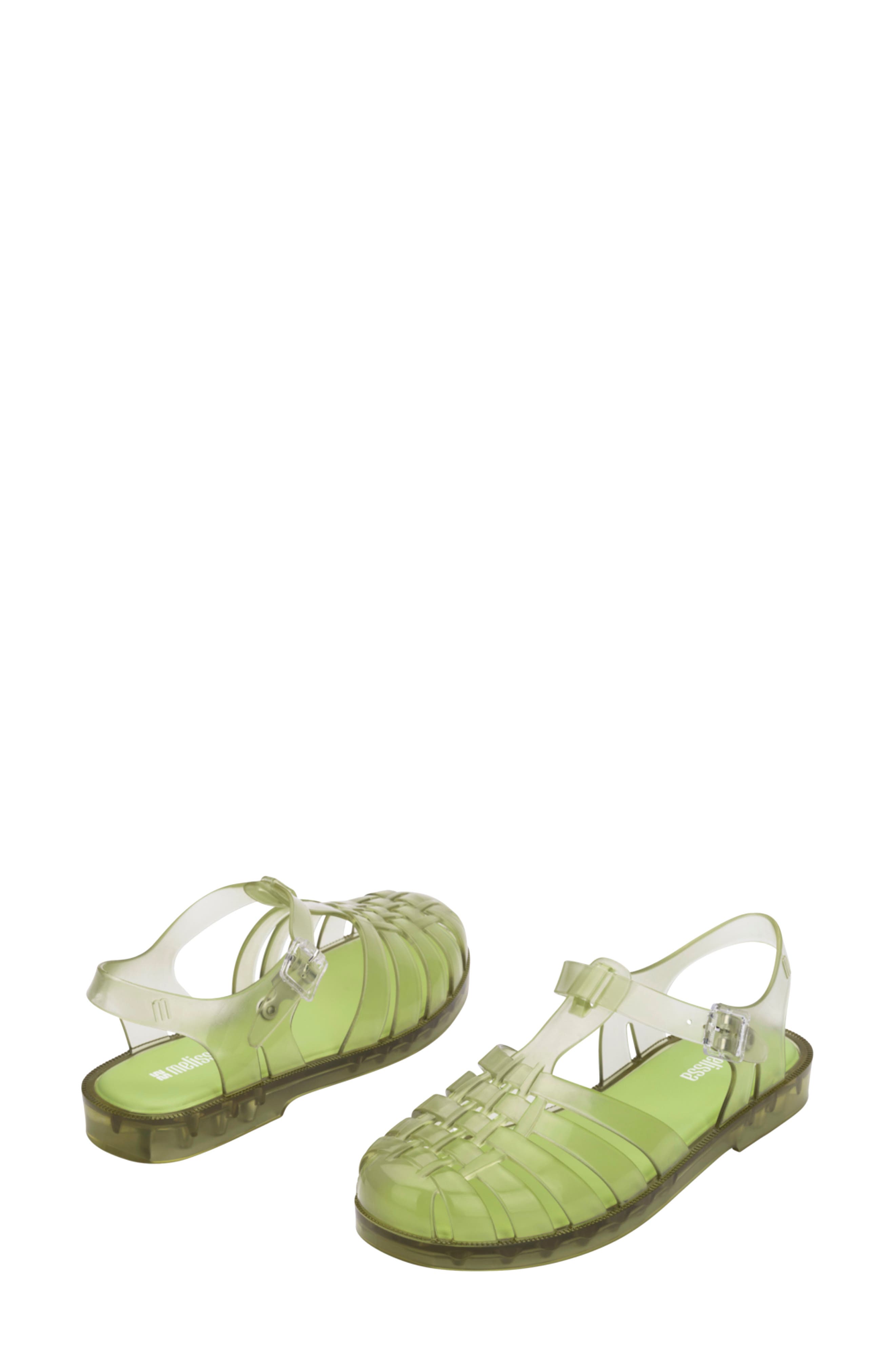 Possession Jelly Fisherman Sandal, Alternate, color, TRANSP GREEN