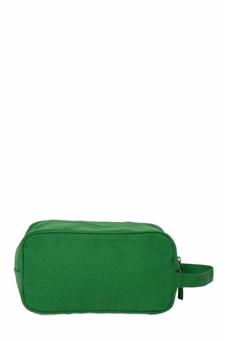 Organic Cotton Toiletry Bag, Alternate, color, Moss Green