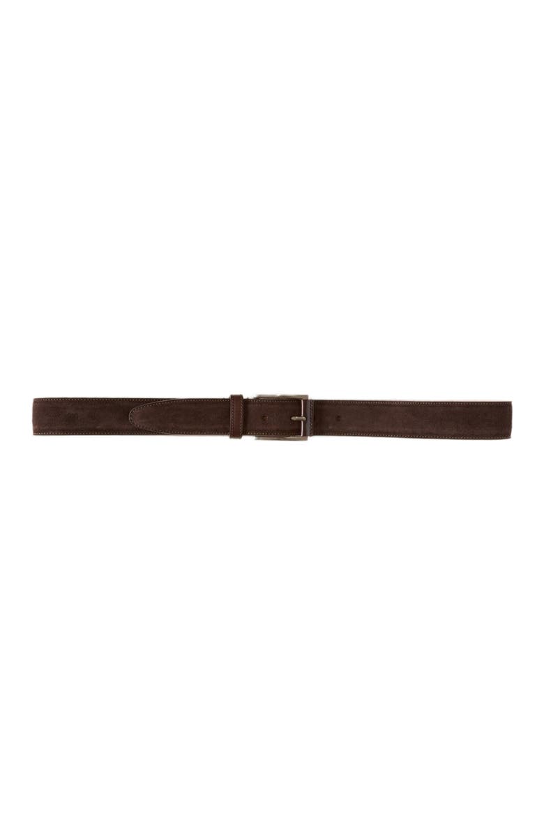 Robert Talbott Suede Lewis Belt, Alternate, color, Coffee