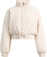 All in Favor Cotton Crop Puffer Jacket