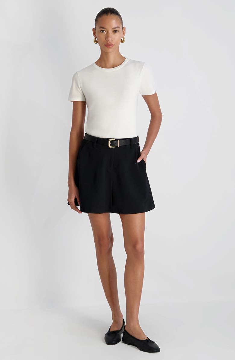 French Connection Echo Crepe Miniskirt, Alternate, color, 
