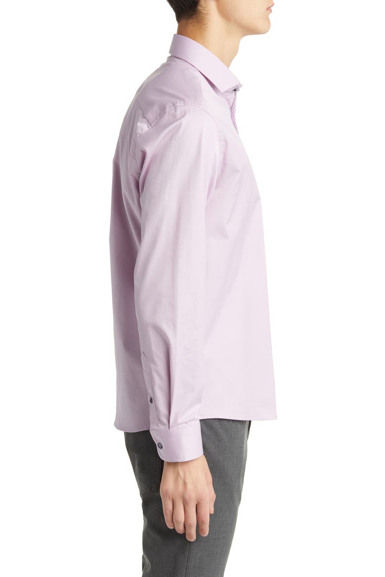 DRYTOUCH® Performance Sateen Button-Up Shirt, Alternate, color, LAVENDER