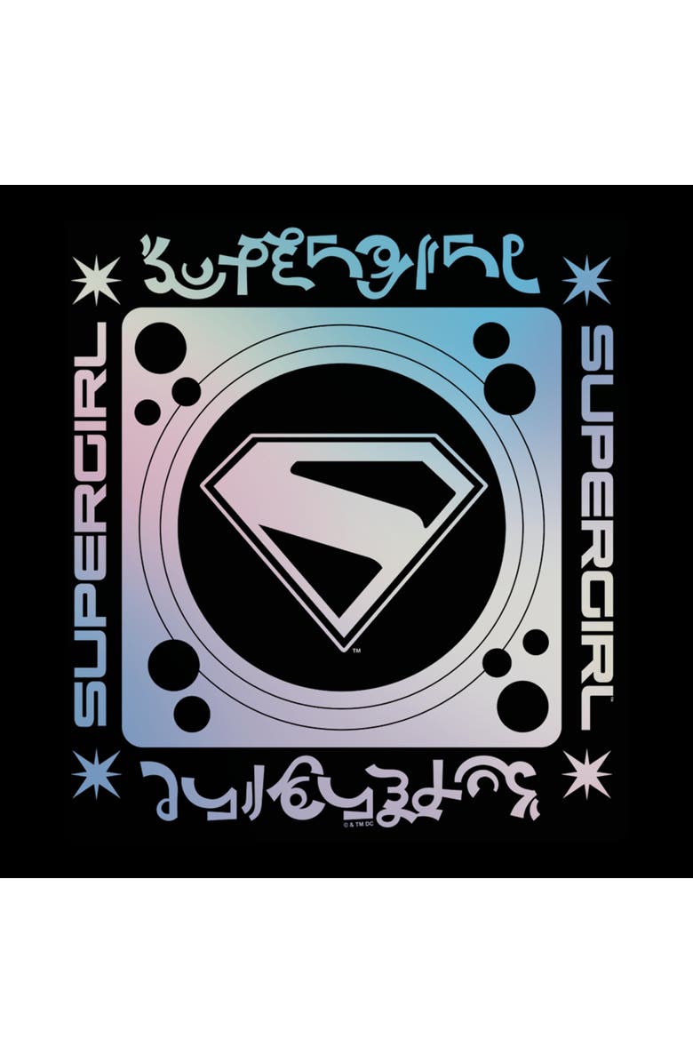 Supergirl Men's Supergirl Kryptonian Logo Graphic T-Shirt, Alternate, color, Black