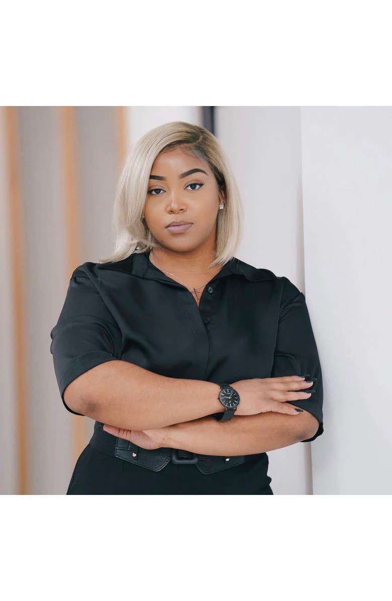 NCMPRBL Advance Black Sands Mesh Strap Watch, 40MM, Alternate, color, Black/Silver